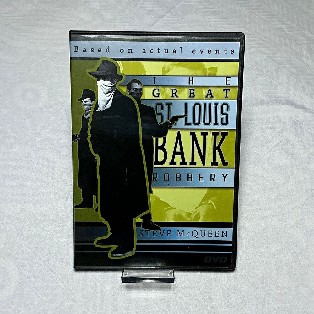 The Great St. Louis Bank Robbery DVD Steve McQueen DIGIVIEW FS NR 88m